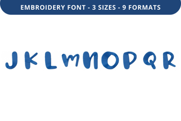 Caramallows Font Uppercase J to R: A Festive Touch