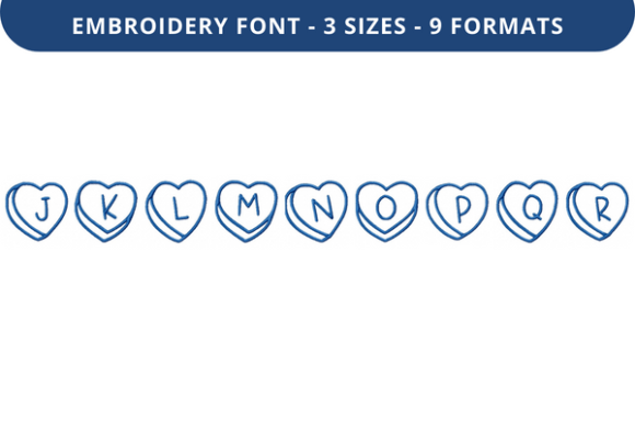 Charming Talking Hearts Font for Personalized Gifts