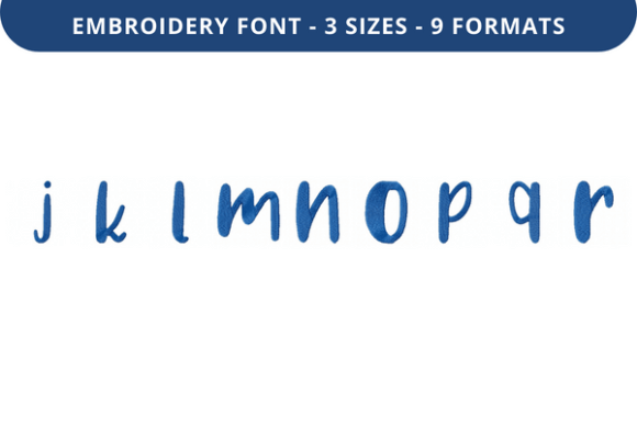Choco Ganache Font J to R: A Stylish Embroidery Choice