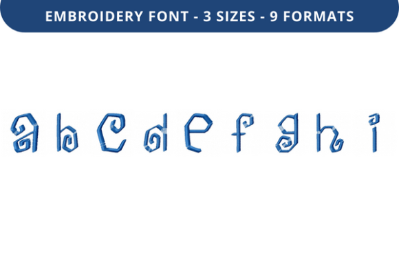 Cool Culottes Font a to I: A Stylish Embroidery Choice