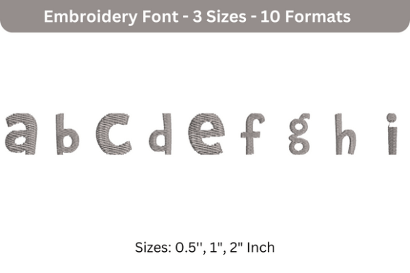 DrSue Font Lowercase a to I: A Designer’s Stitch Test