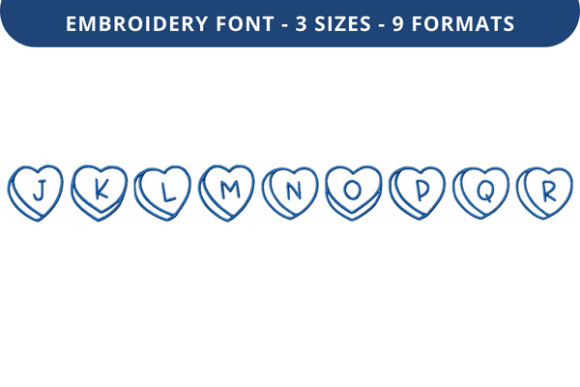 Exploring Talking Hearts Font J to R for Seasonal Designs