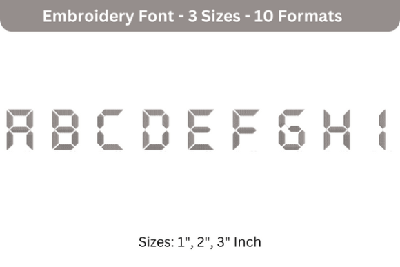 LCD Font a to I: A Seller’s Review for Etsy