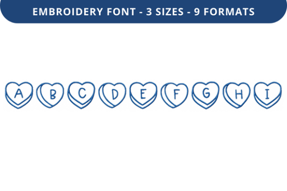 Review: Talking Hearts Font a to I for Sweatshirts