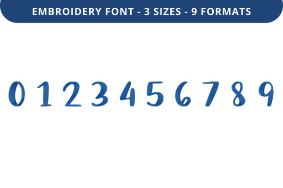 Tropic Berry Font 0 to 9: A Versatile Embroidery Choice