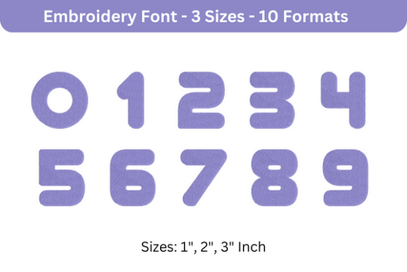 You Are Here Font 0-9: An Embroidery Designer Review
